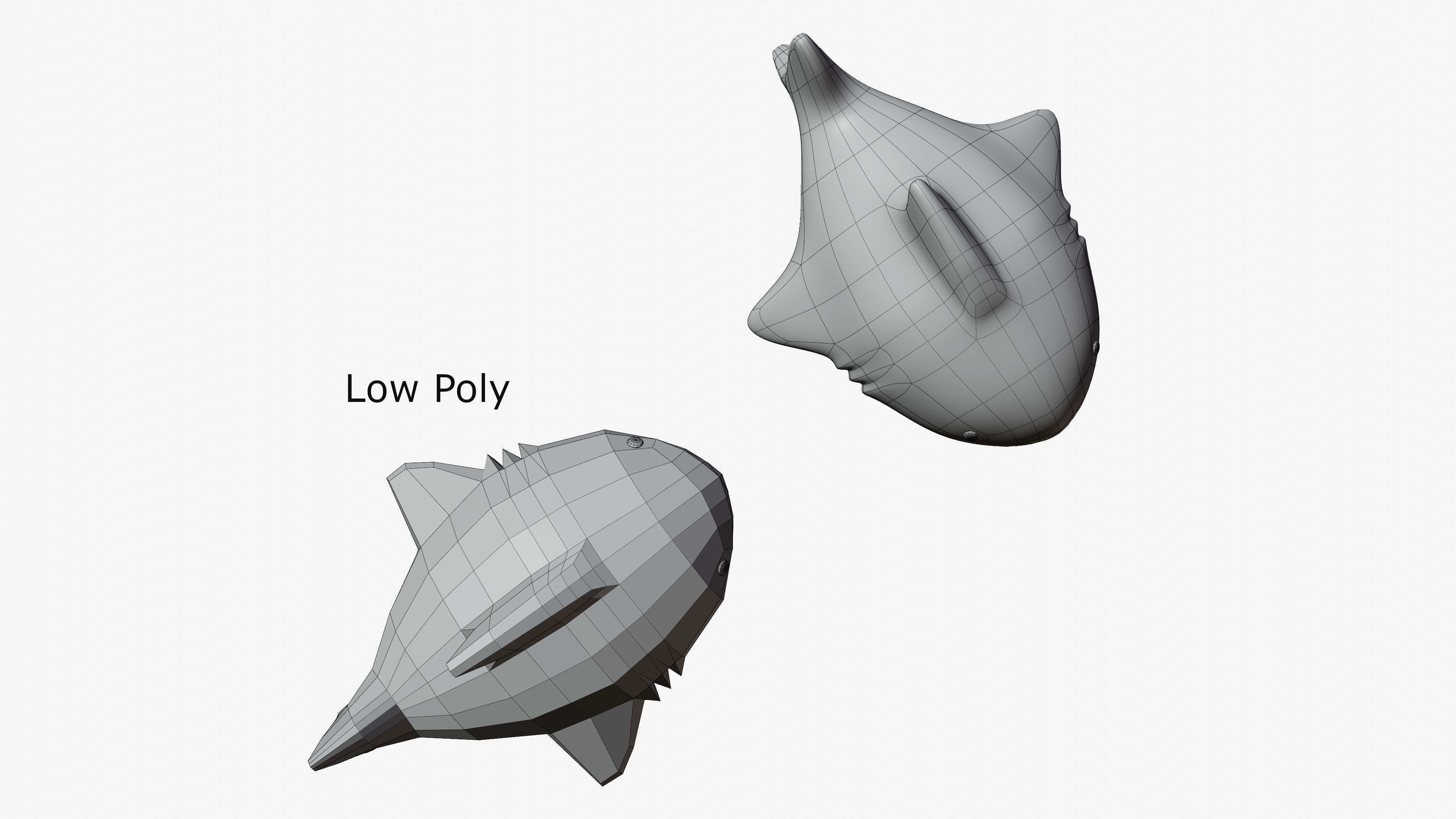 Toy Shark 3D model_9