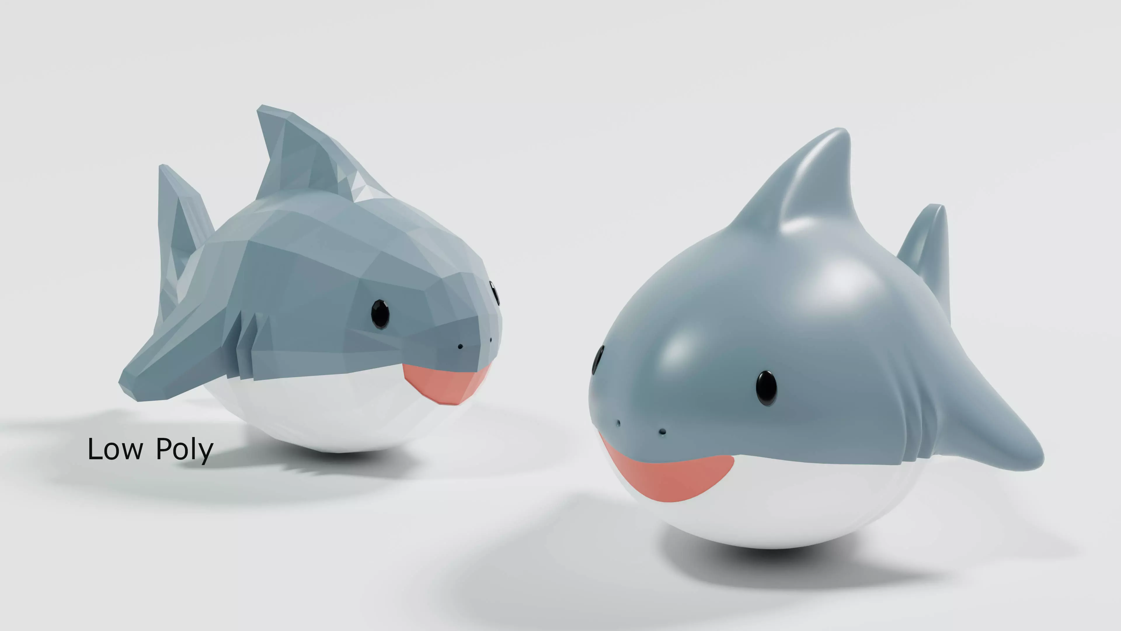 Toy Shark 3D model_0
