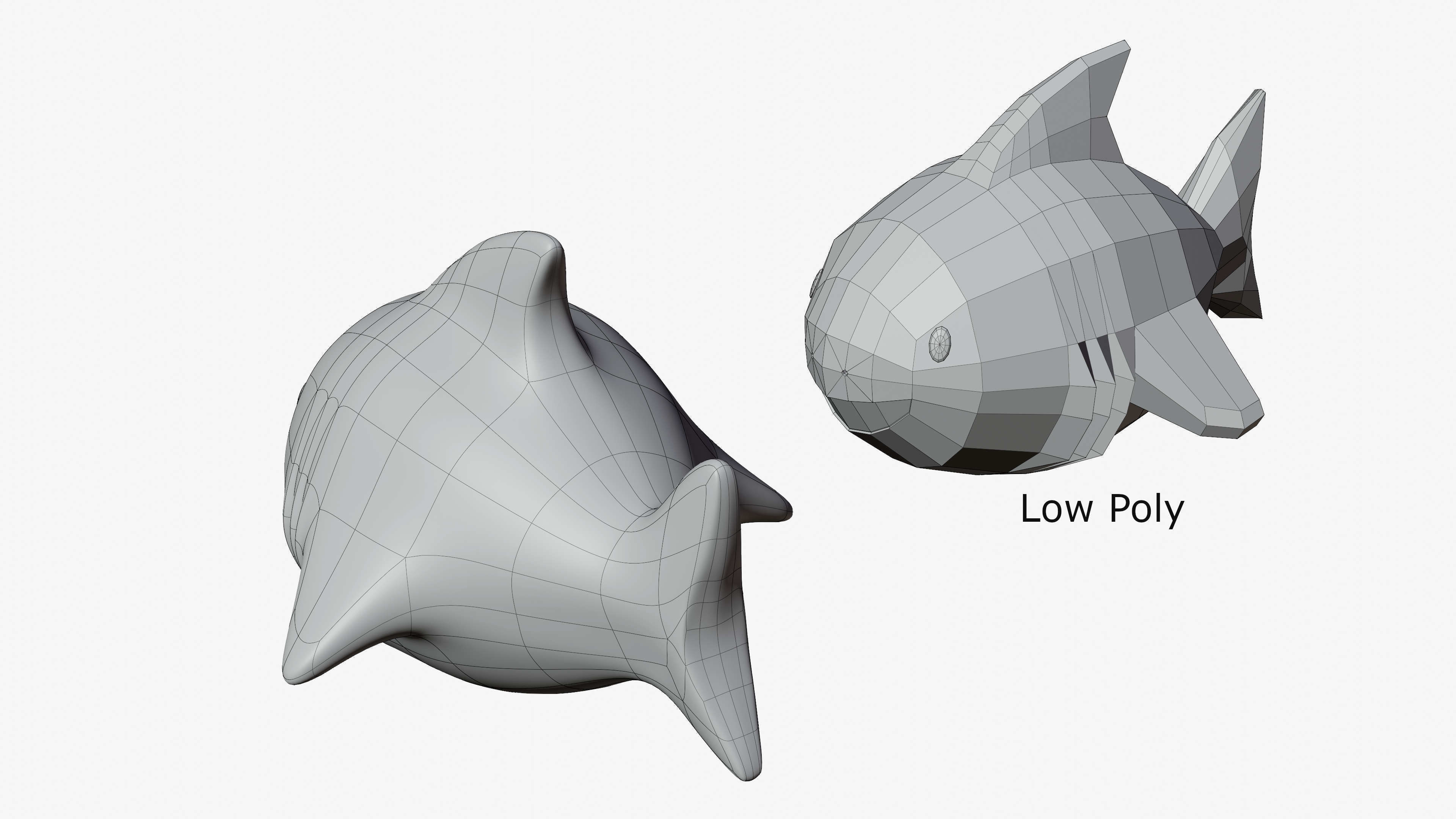 Toy Shark 3D model_3