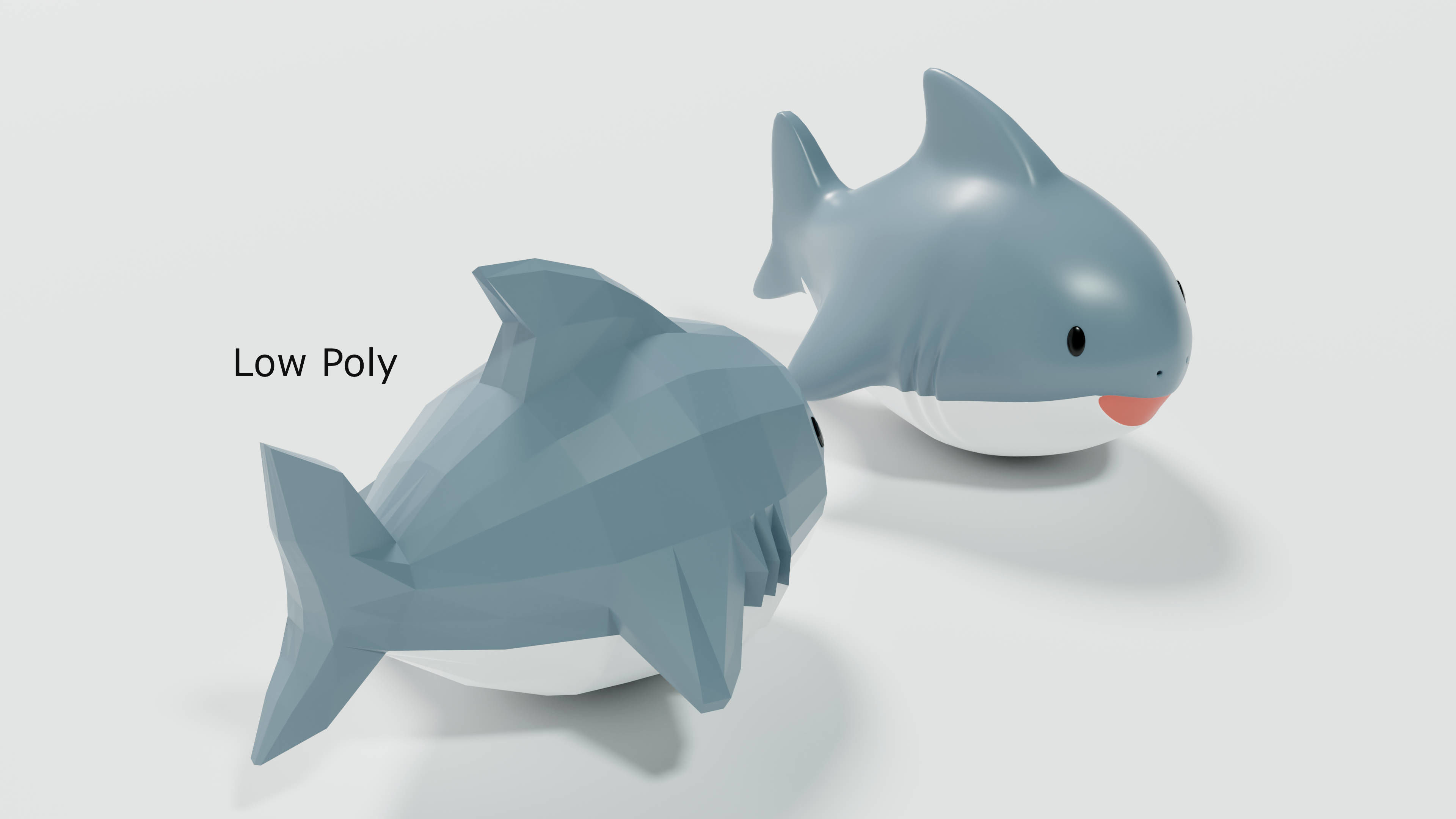 Toy Shark 3D model_6