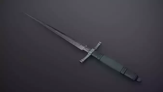 Misericorde Dagger Low-poly 3D model