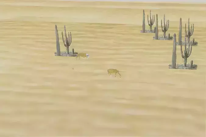 Desert Animal Scene