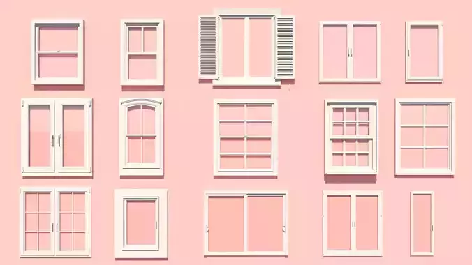 Windows collection white