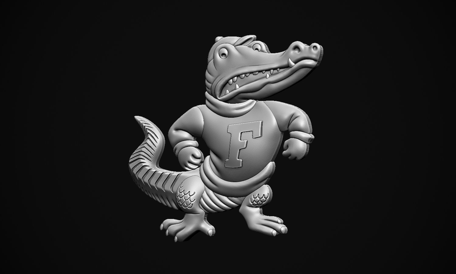 Albert the Gator 3D print model_15
