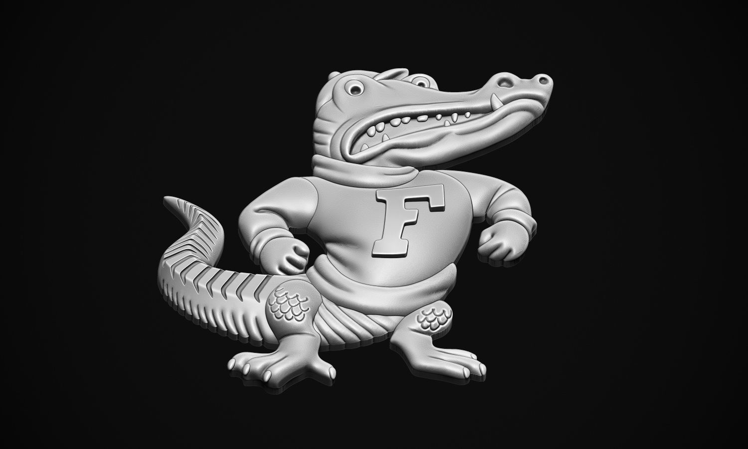 Albert the Gator 3D print model_3