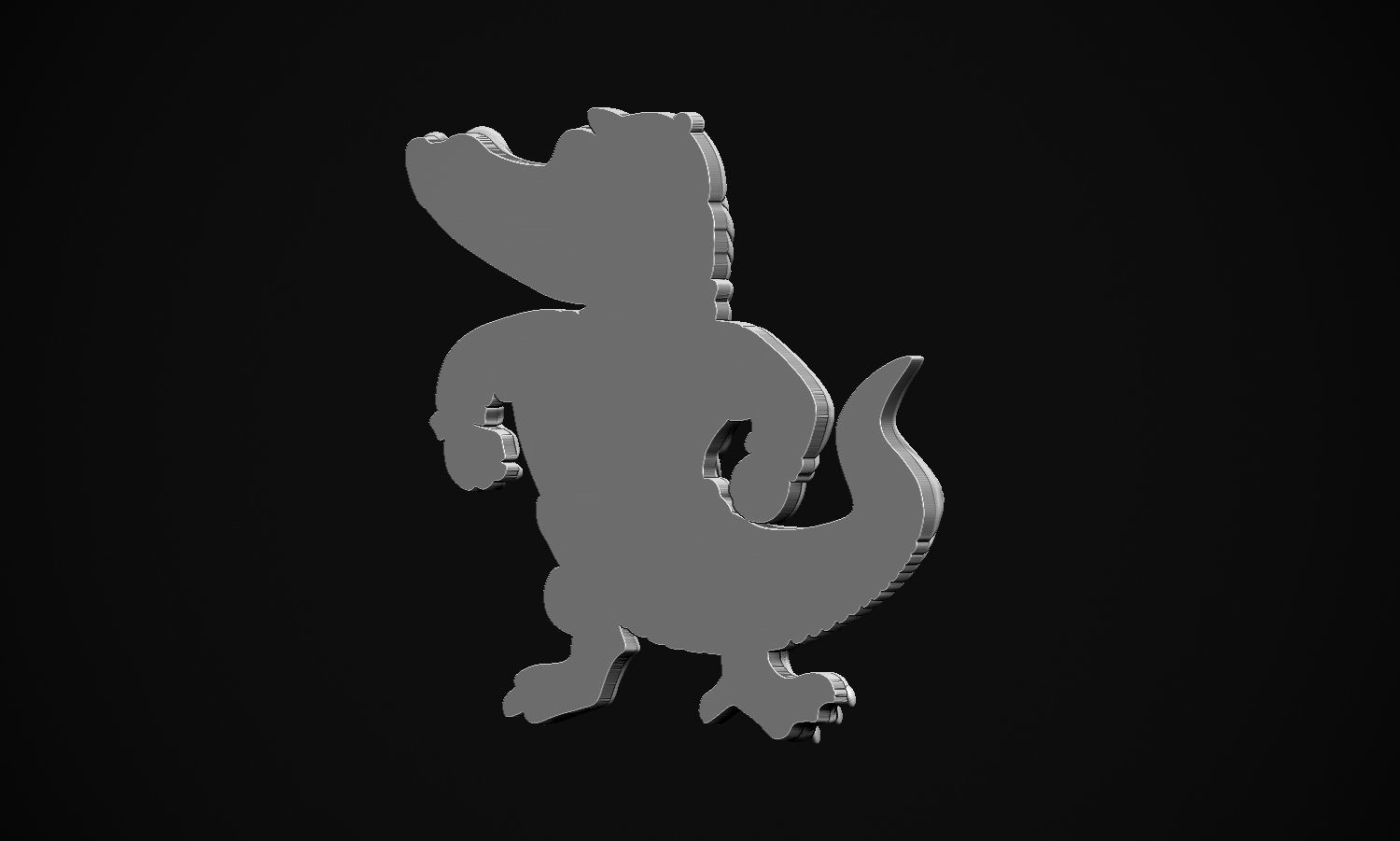 Albert the Gator 3D print model_11
