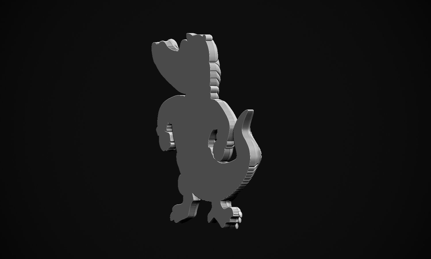 Albert the Gator 3D print model_10