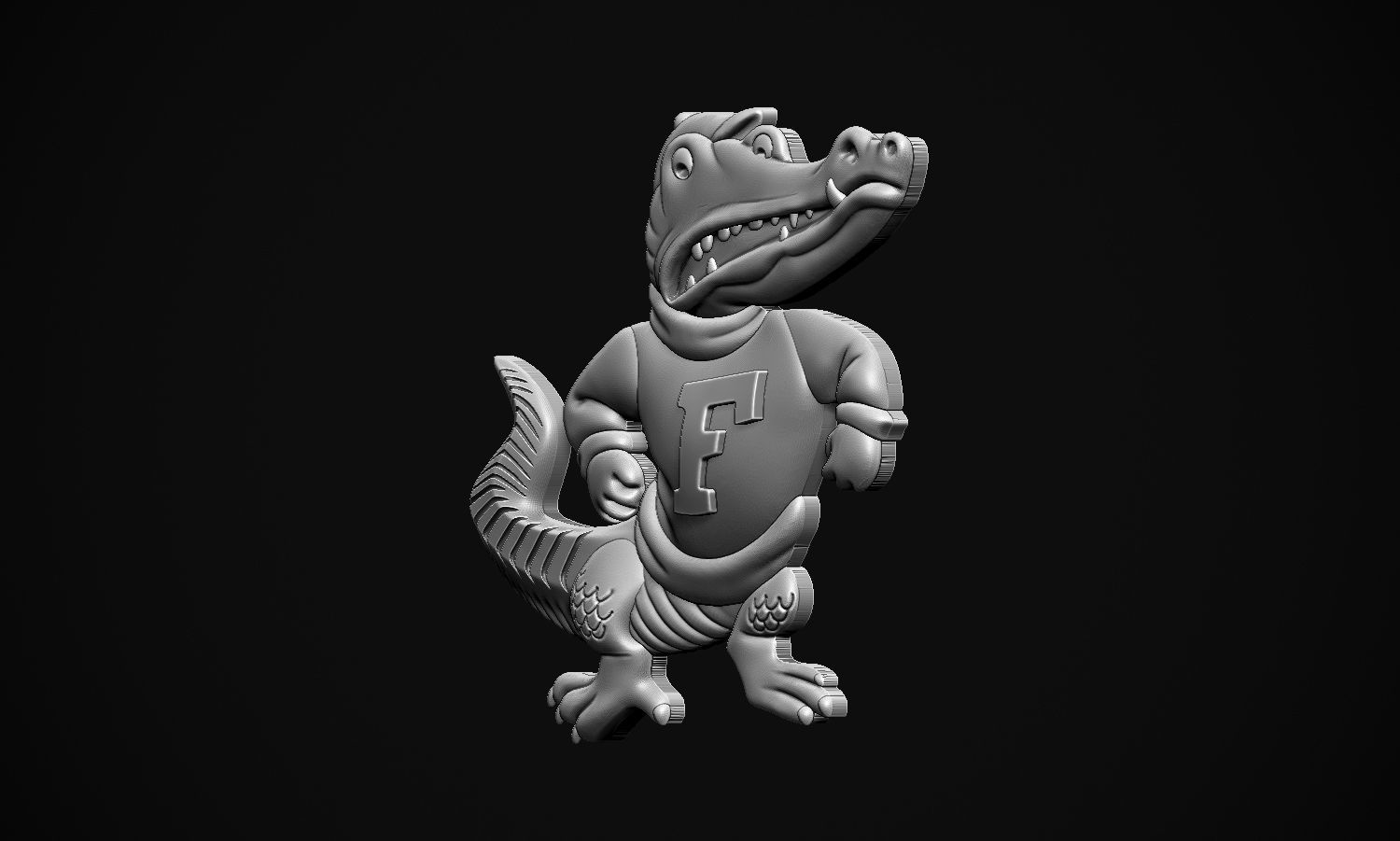 Albert the Gator 3D print model_14
