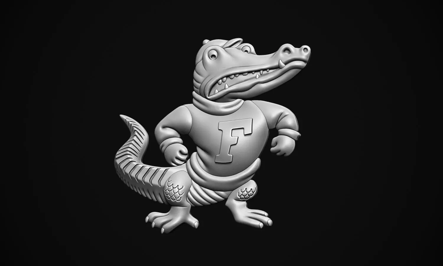 Albert the Gator 3D print model_0