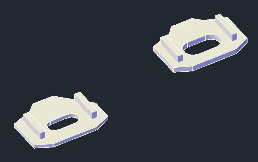 LOWER CONTROL ARM CAM TAB GUSSETS FJ CRUISER 20102019 3D model CGTrader