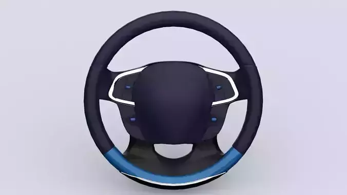 Simple Steering wheel concept for passenger car