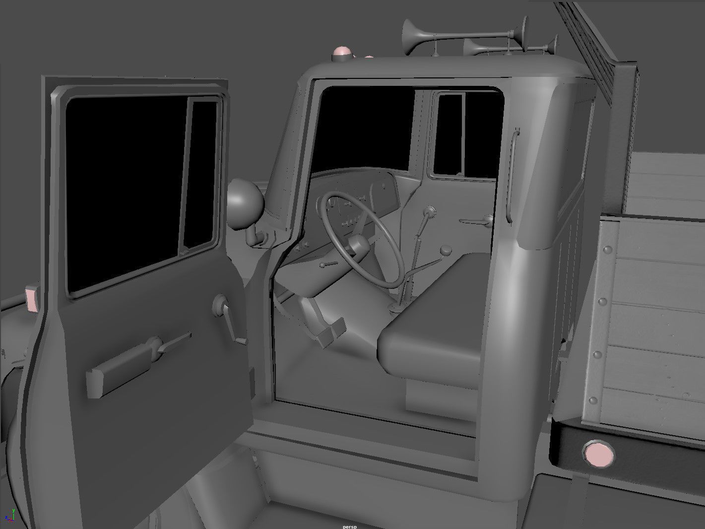 International Loadstar  Low-poly 3D model_10