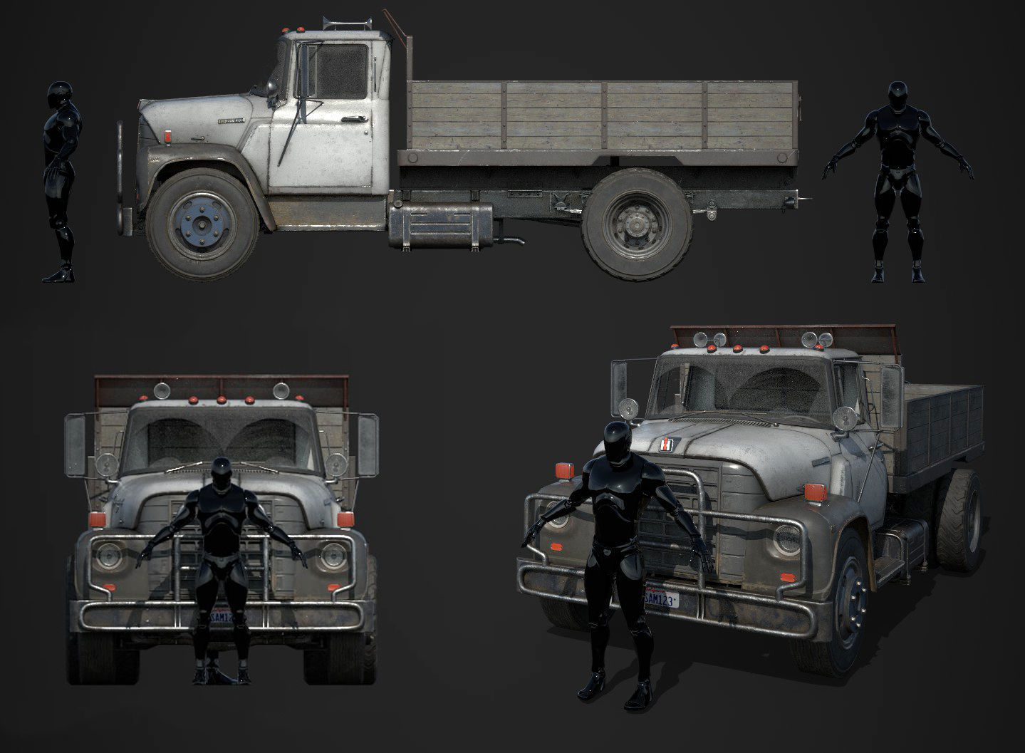 International Loadstar  Low-poly 3D model_6