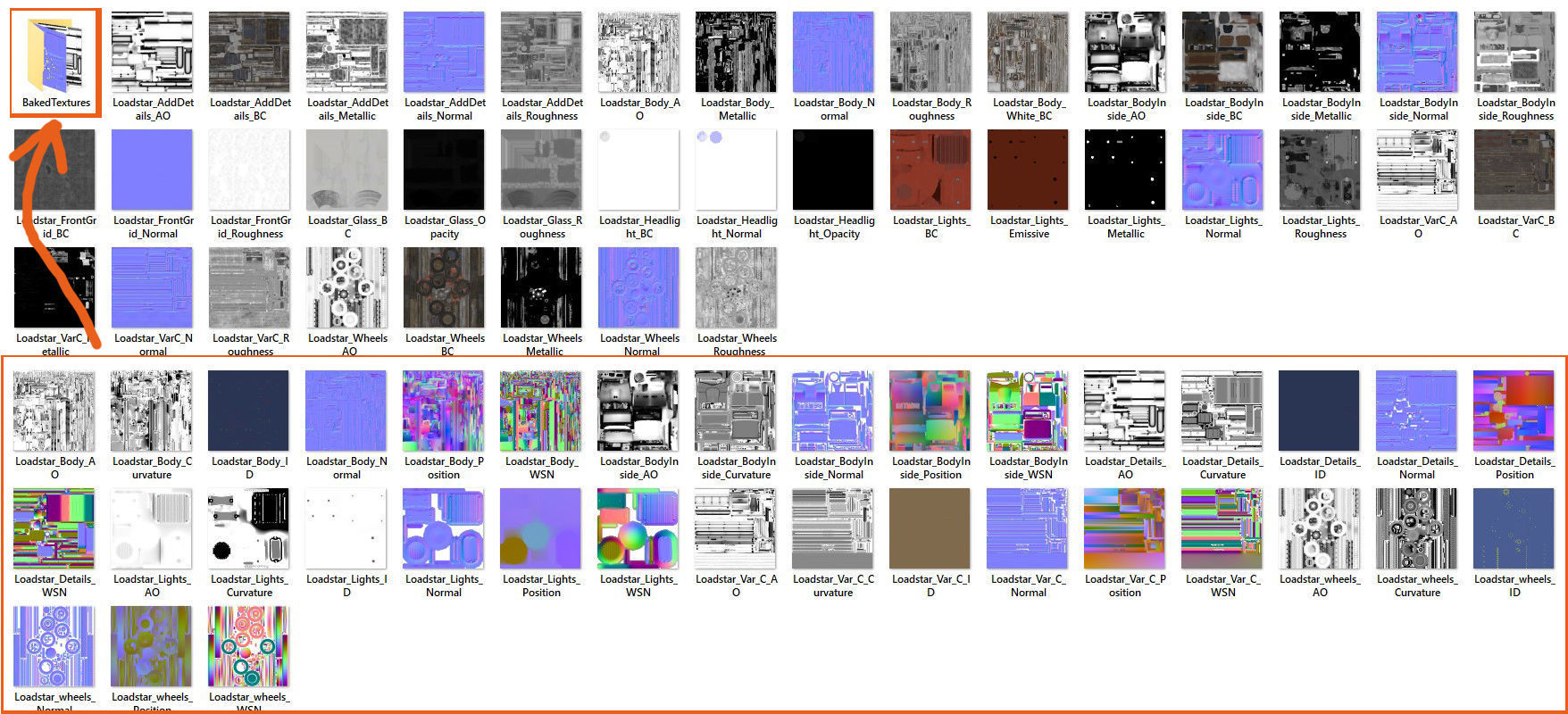 International Loadstar  Low-poly 3D model_13