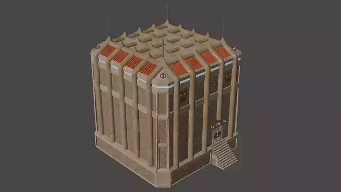 Fantasy medieval Keep 02