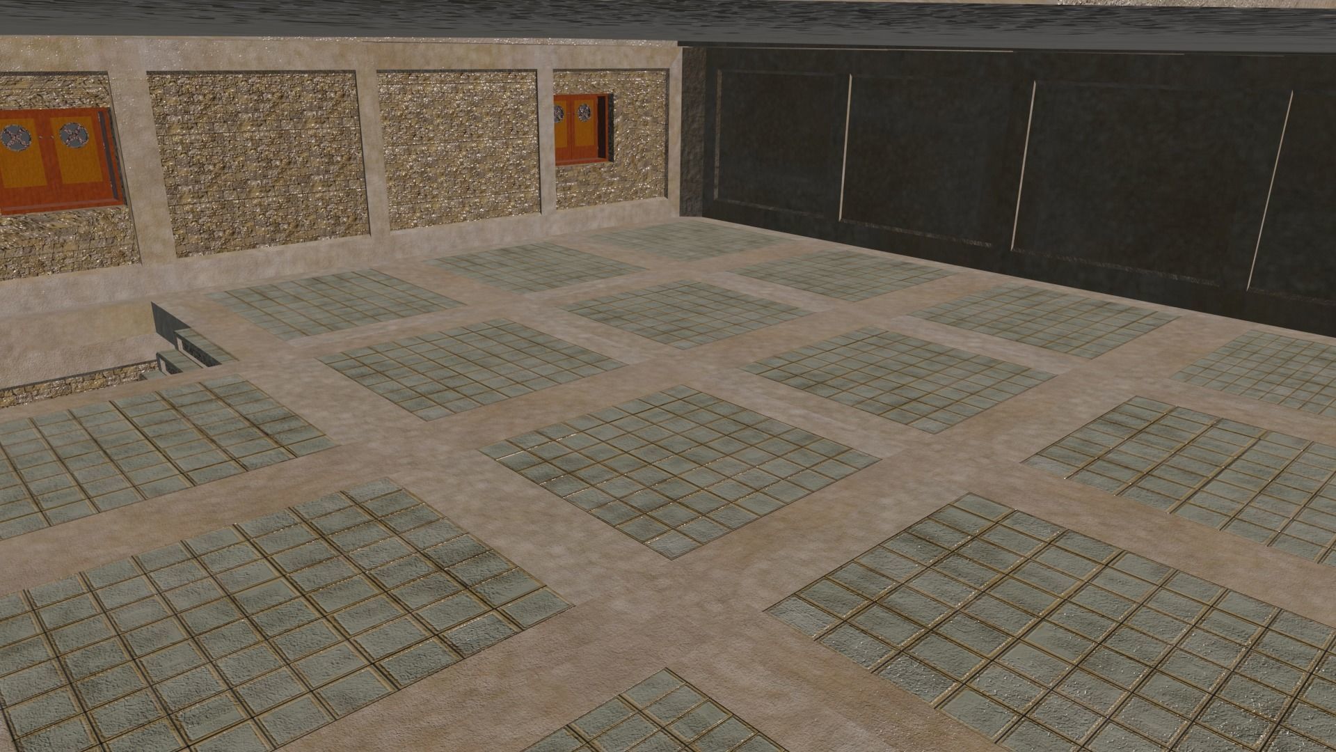 Fantasy medieval Keep 02 Free low-poly 3D model_2