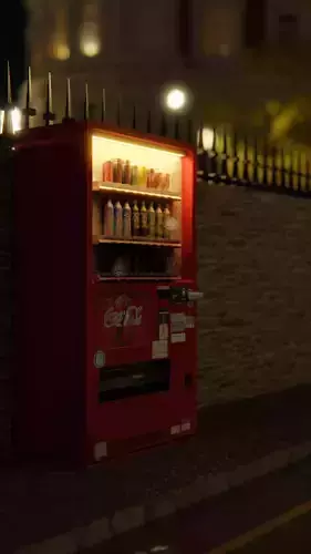 Low Poly Vending Machine