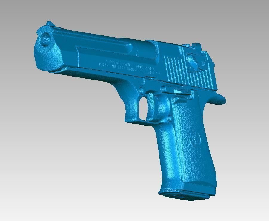 Real Desert Eagle Replica Direct 3D Scan 3D model_2