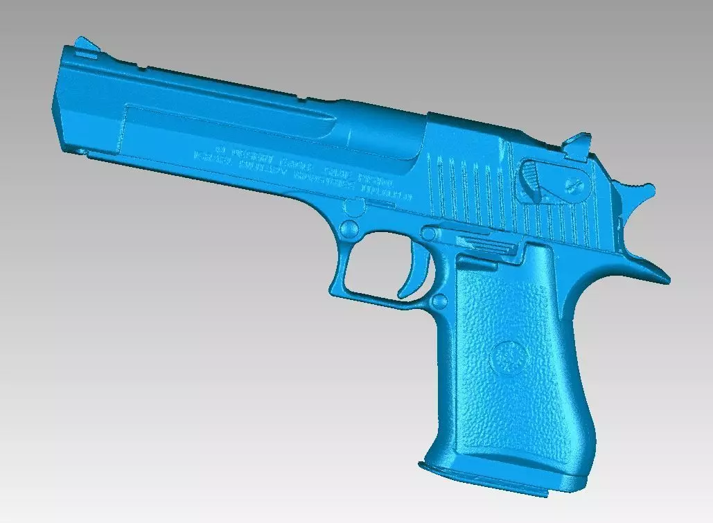 Real Desert Eagle Replica Direct 3D Scan 3D model_0
