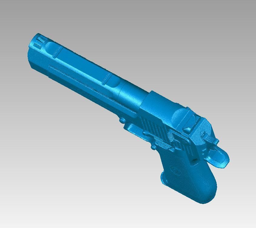 Real Desert Eagle Replica Direct 3D Scan 3D model_6