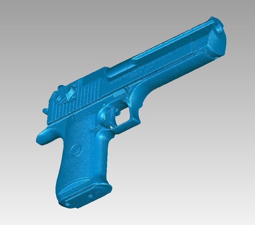 Real Desert Eagle Replica Direct 3D Scan 3D model_3