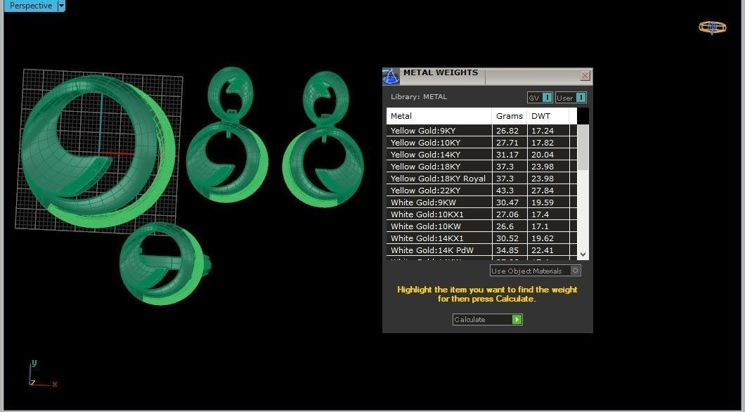 Set 114 of rings 3D print model_2
