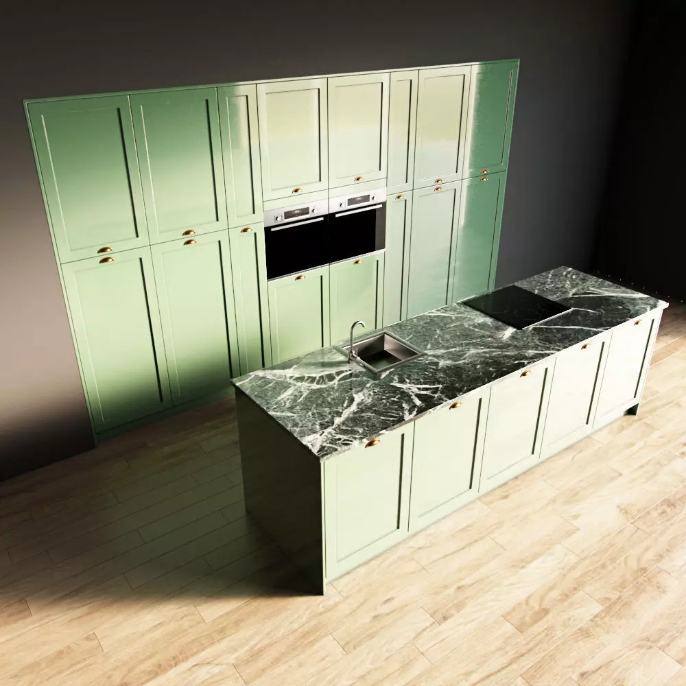 14-Kitchen2 glossy 2 3D model_0