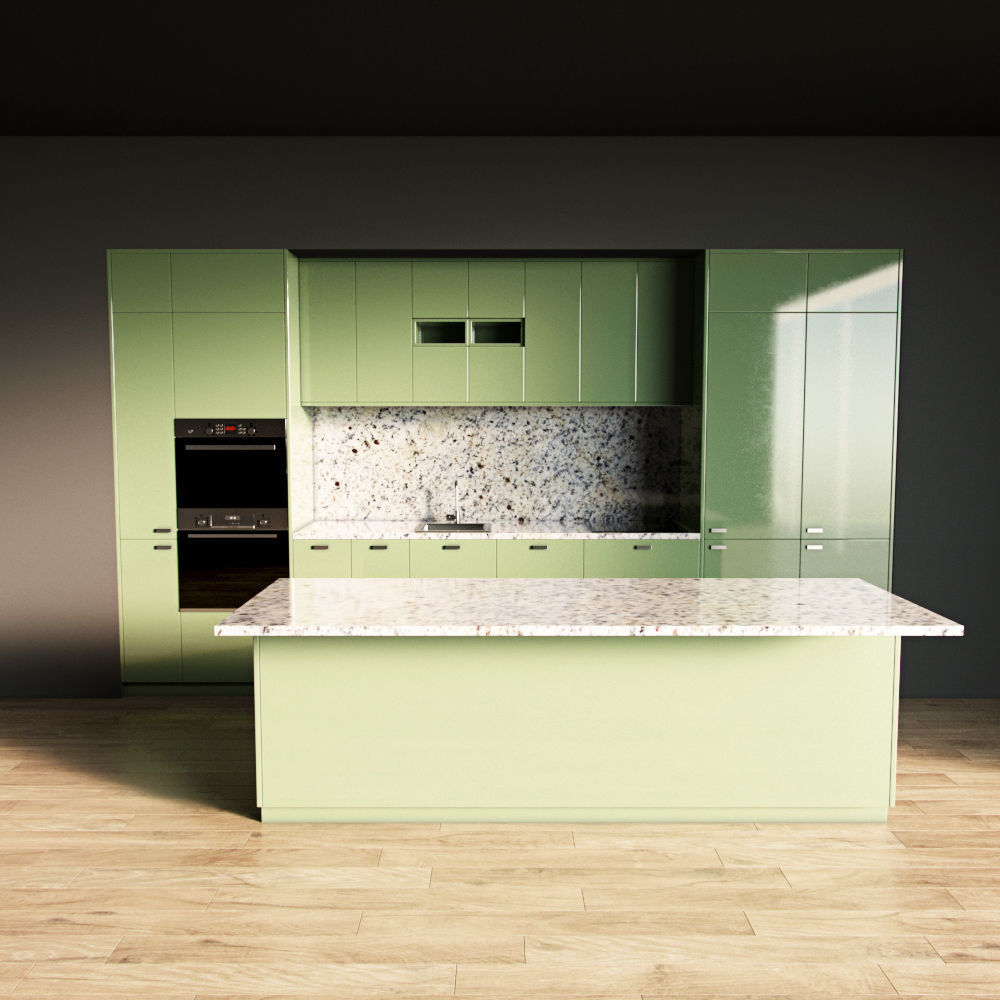 20-Kitchen8 glossy 2 3D model_2