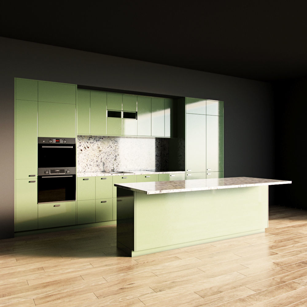 20-Kitchen8 glossy 2 3D model_1