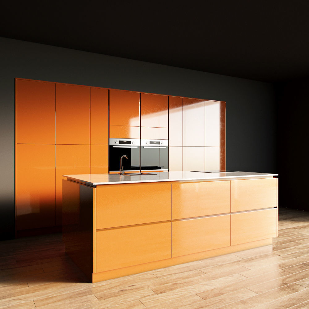 23-Kitchen11 glossy 2 3D model_1