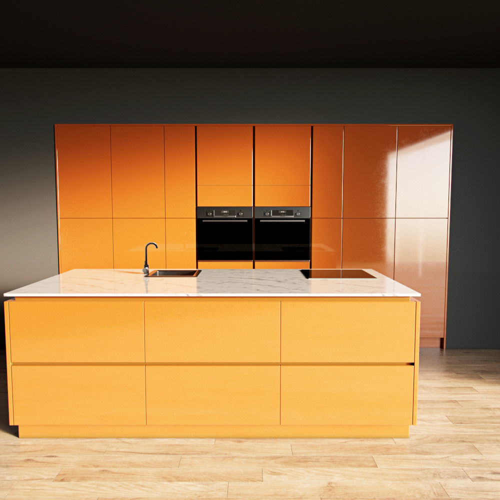 23-Kitchen11 glossy 2 3D model_2