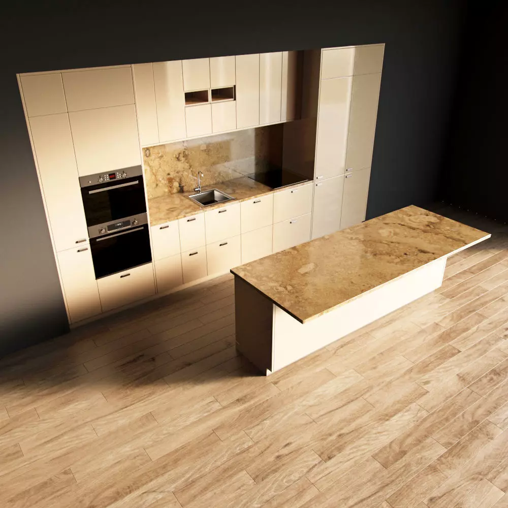 32-Kitchen8 glossy 3 3D model_0