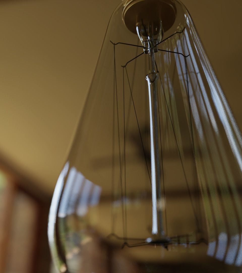 Incandescent Light Bulb 60W 3D model_5