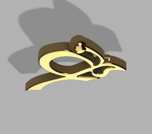 Traditional Srilankan Letter of Sinhala Language  3D print model_2