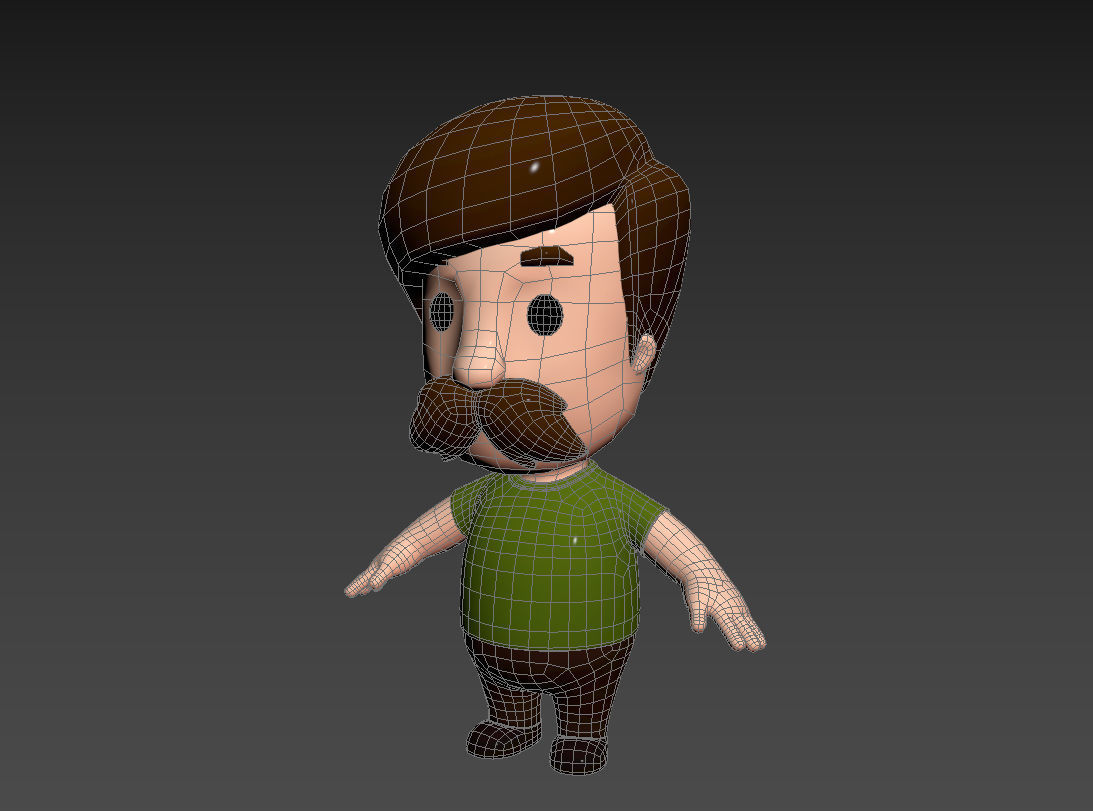 Little People 001 3D model_12