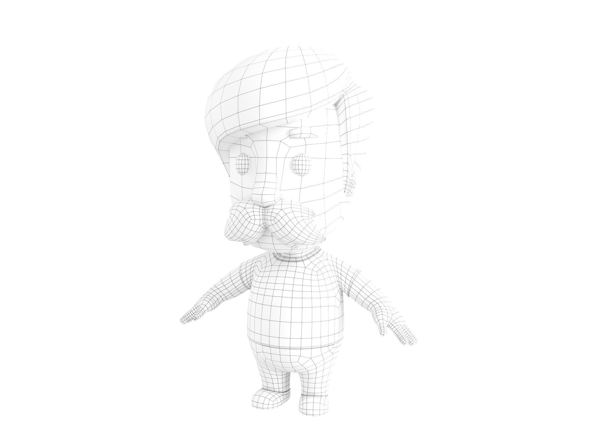 Little People 001 3D model_10