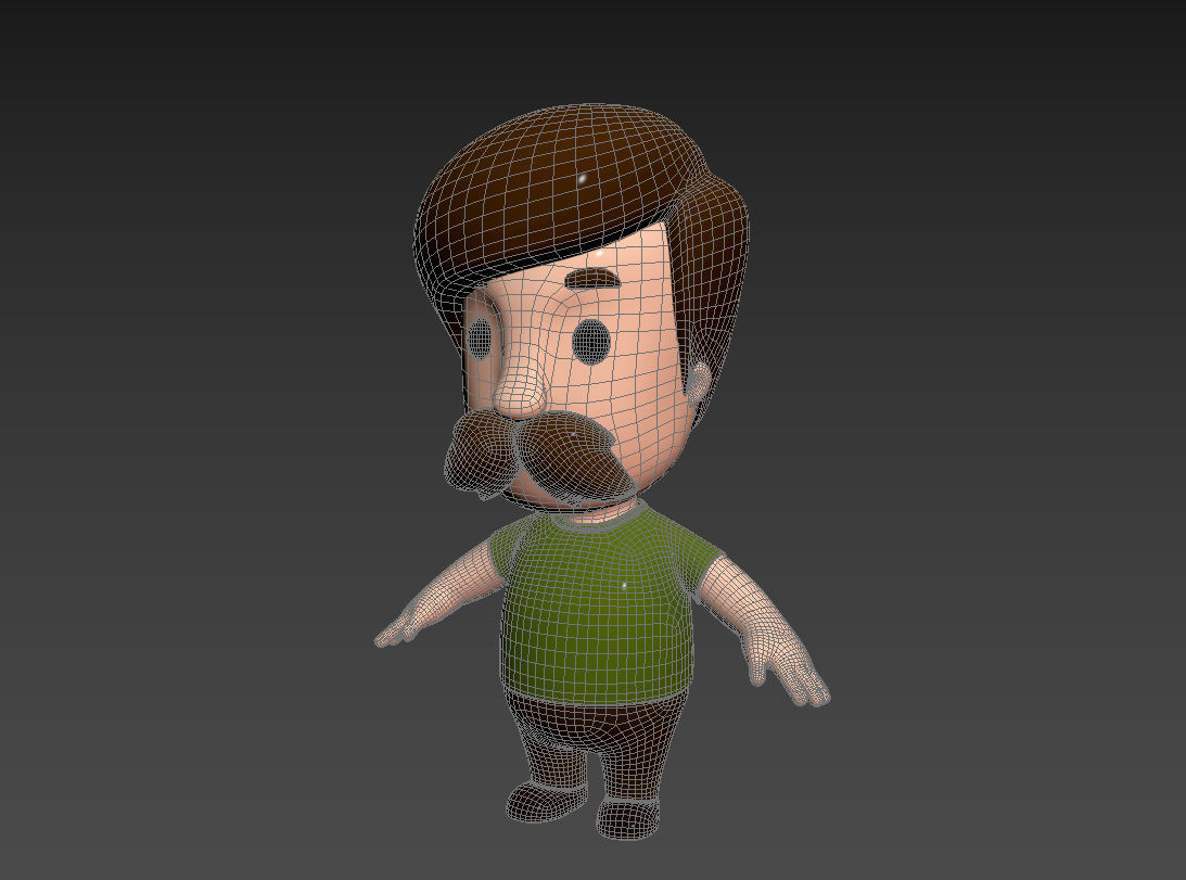 Little People 001 3D model_13