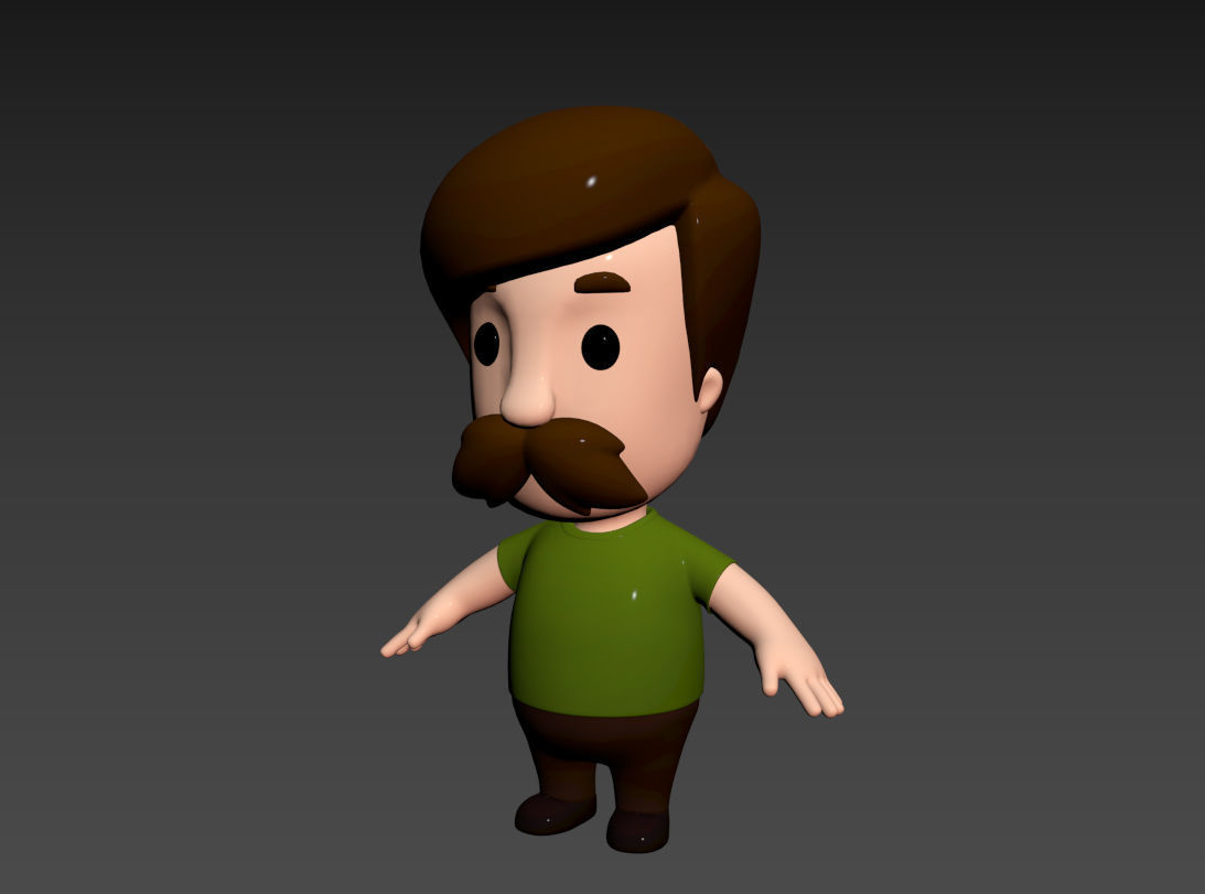 Little People 001 3D model_11