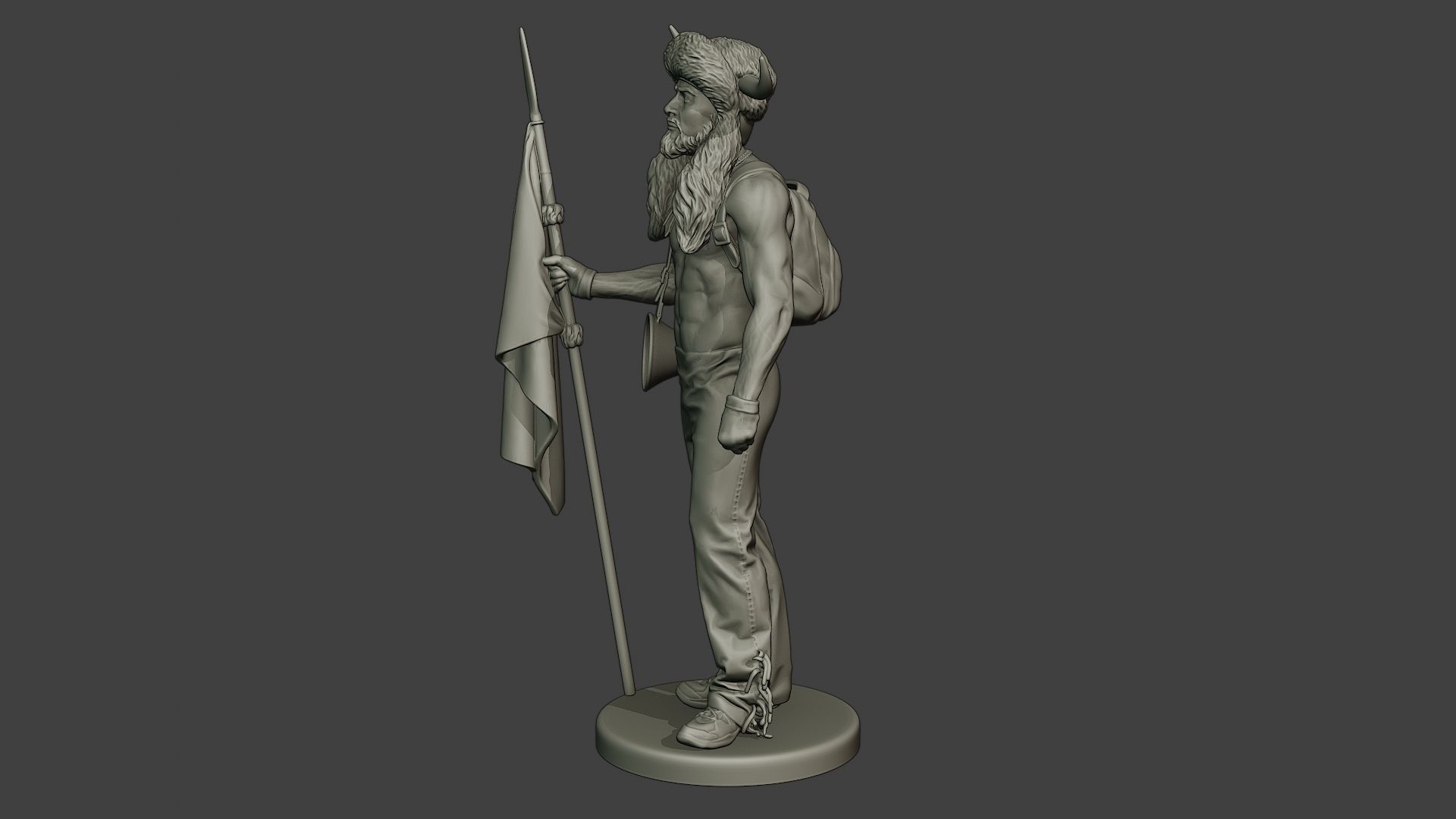 Capitol assault forces 3D print model_3