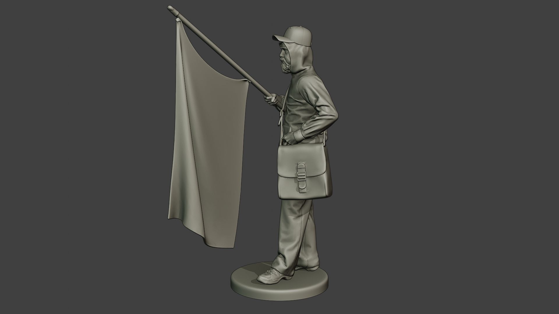 Capitol assault forces 3D print model_47