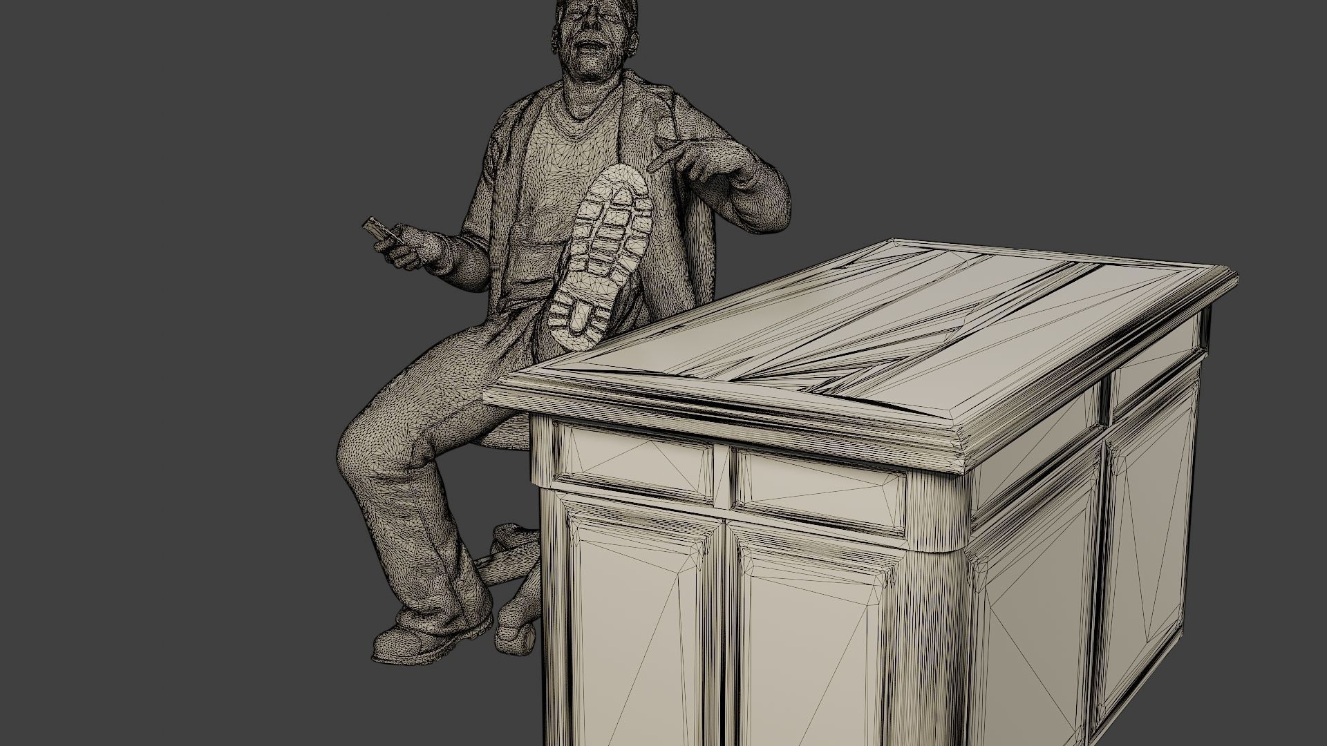 Capitol assault forces 3D print model_44