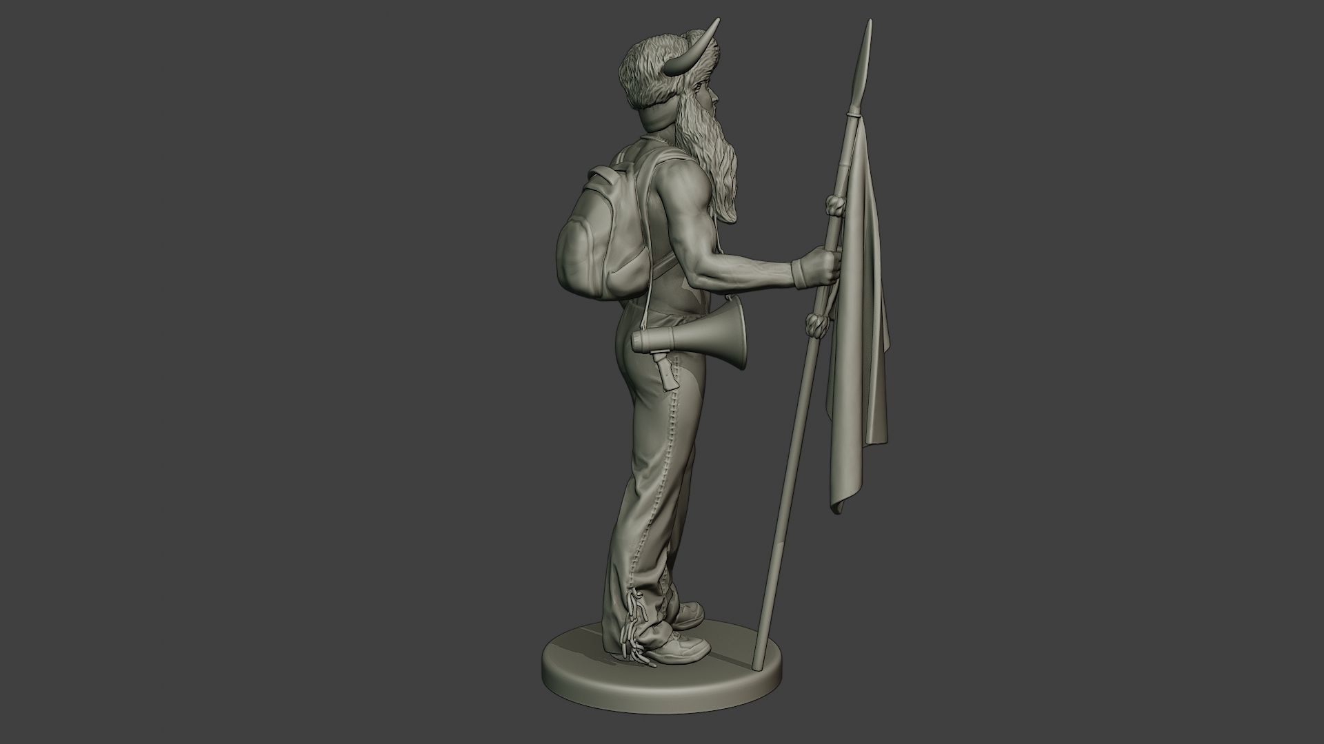 Capitol assault forces 3D print model_5