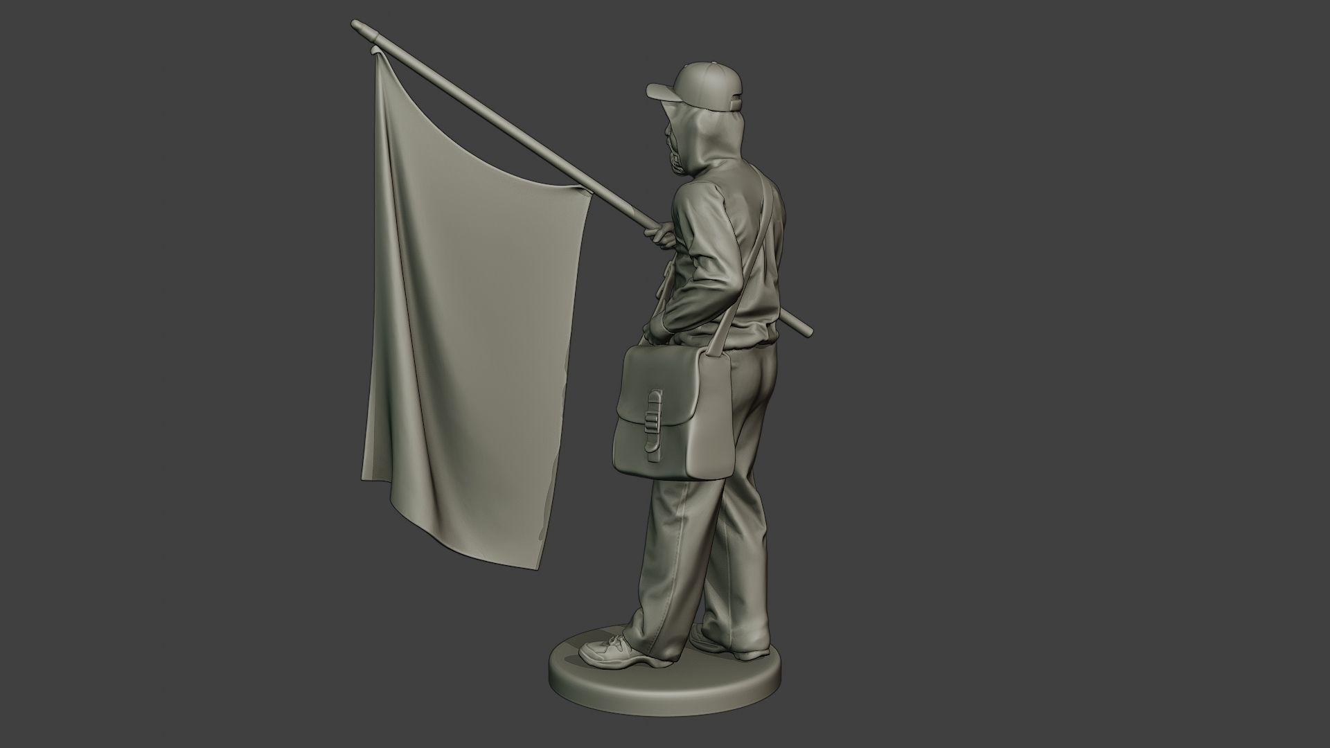 Capitol assault forces 3D print model_48