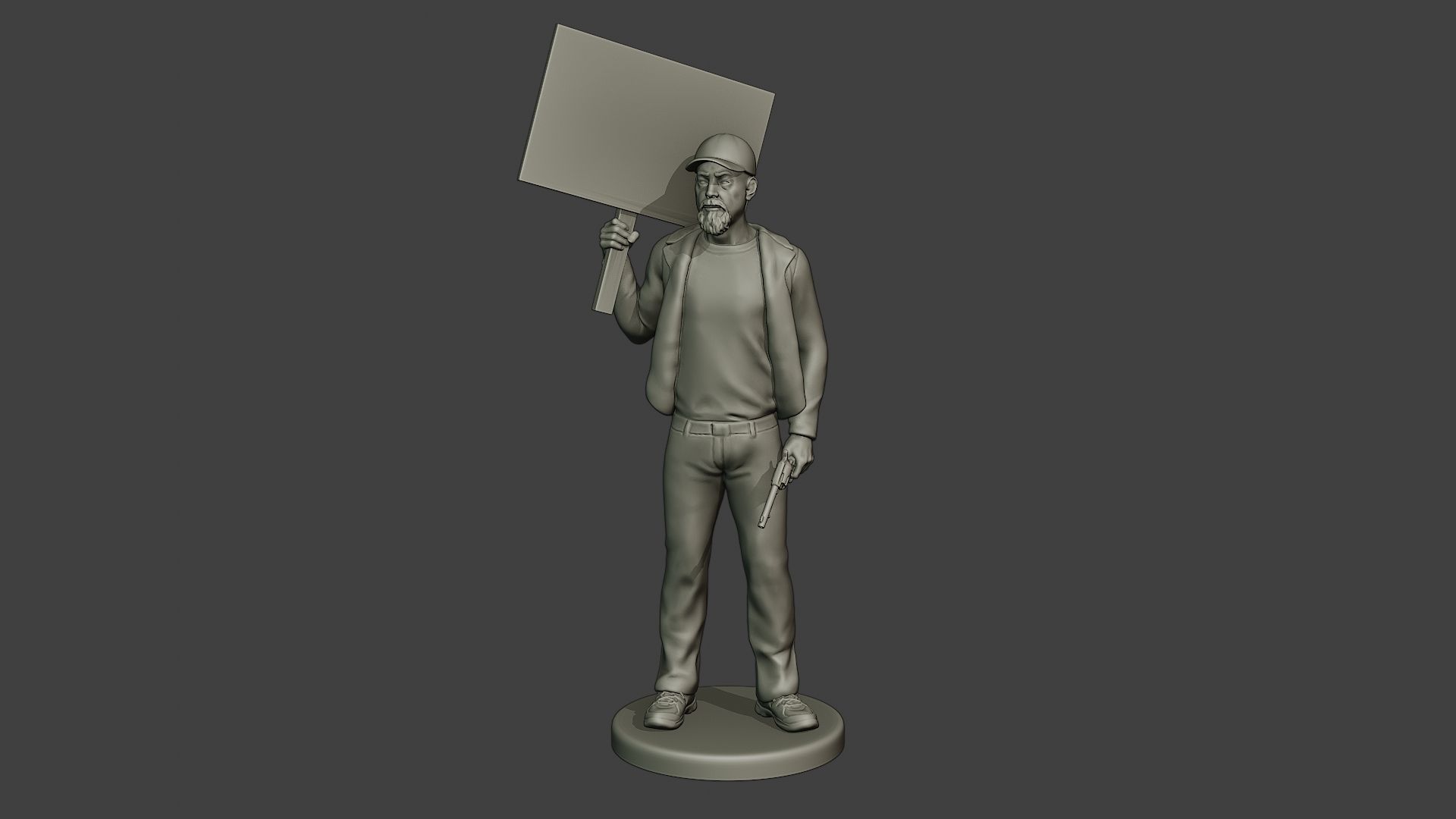 Capitol assault forces 3D print model_14