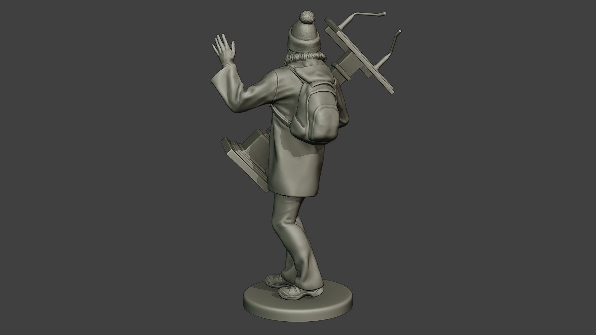 Capitol assault forces 3D print model_29