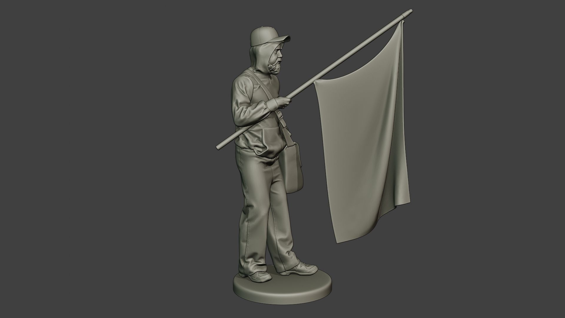 Capitol assault forces 3D print model_50