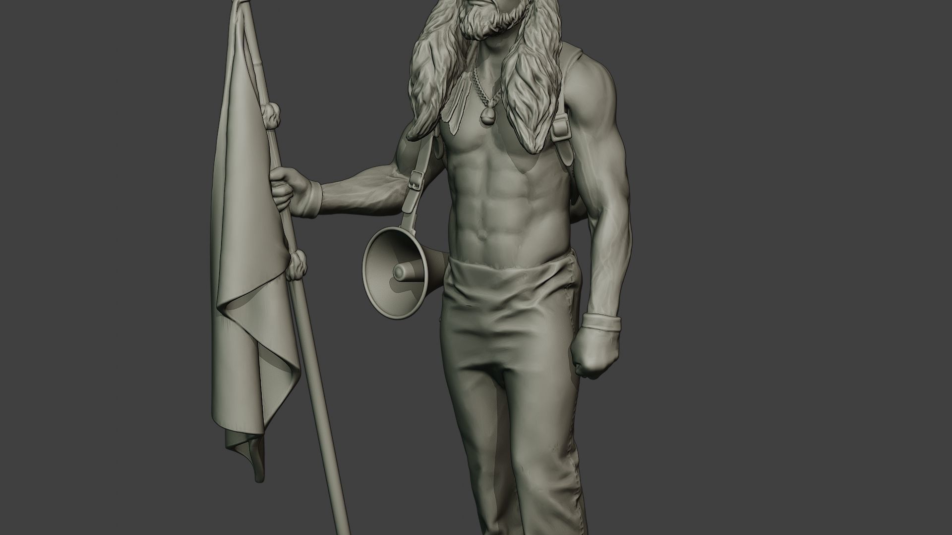 Capitol assault forces 3D print model_7