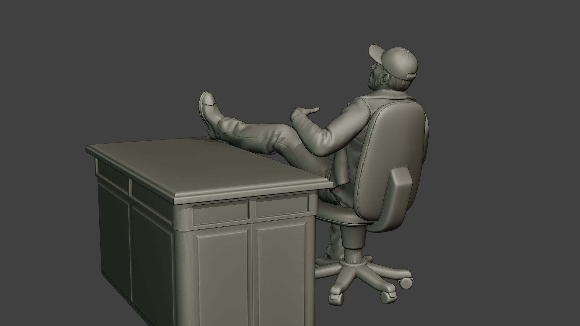 Capitol assault forces 3D print model_41