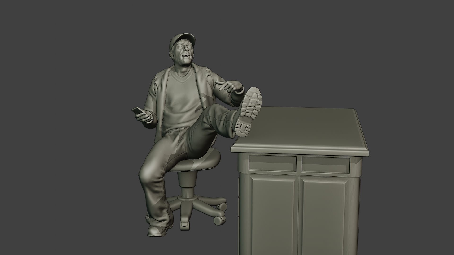 Capitol assault forces 3D print model_39