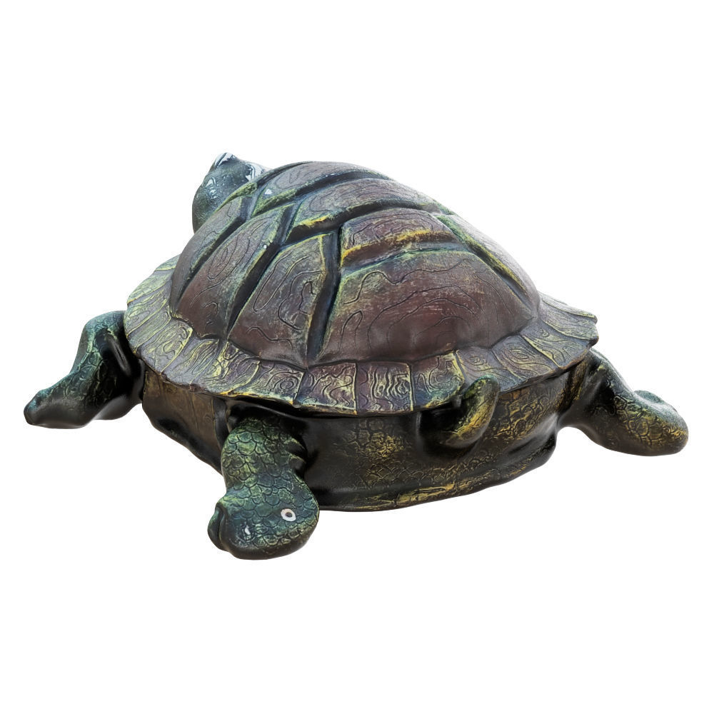 Turtle garden sculpture 3D model_4